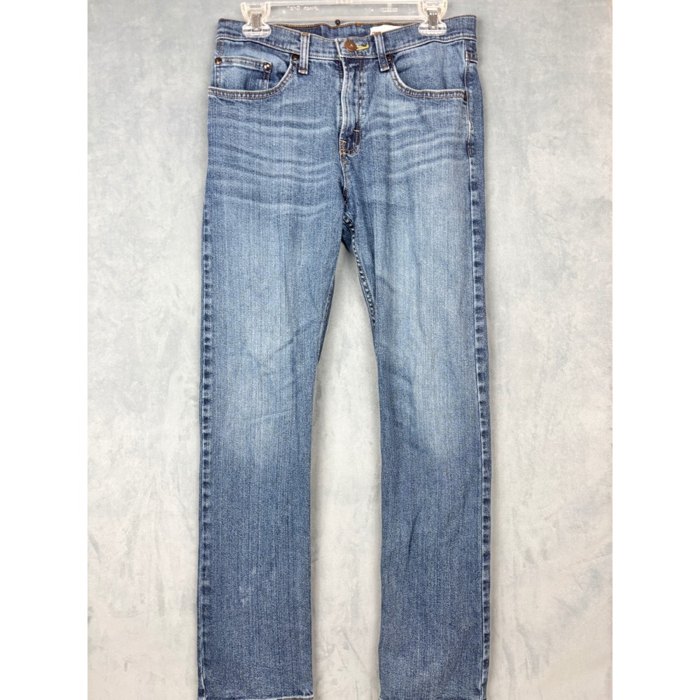 Wrangler Premium Quality Slim Straight Jeans Medium Wash Blue 30x32 1092SSWJS